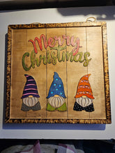 Load image into Gallery viewer, Gnome Christmas Wooden Sign
