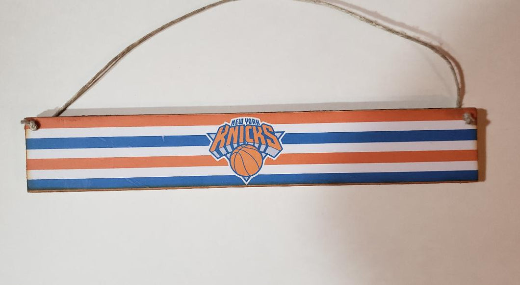 New York Knicks Wooden Sign