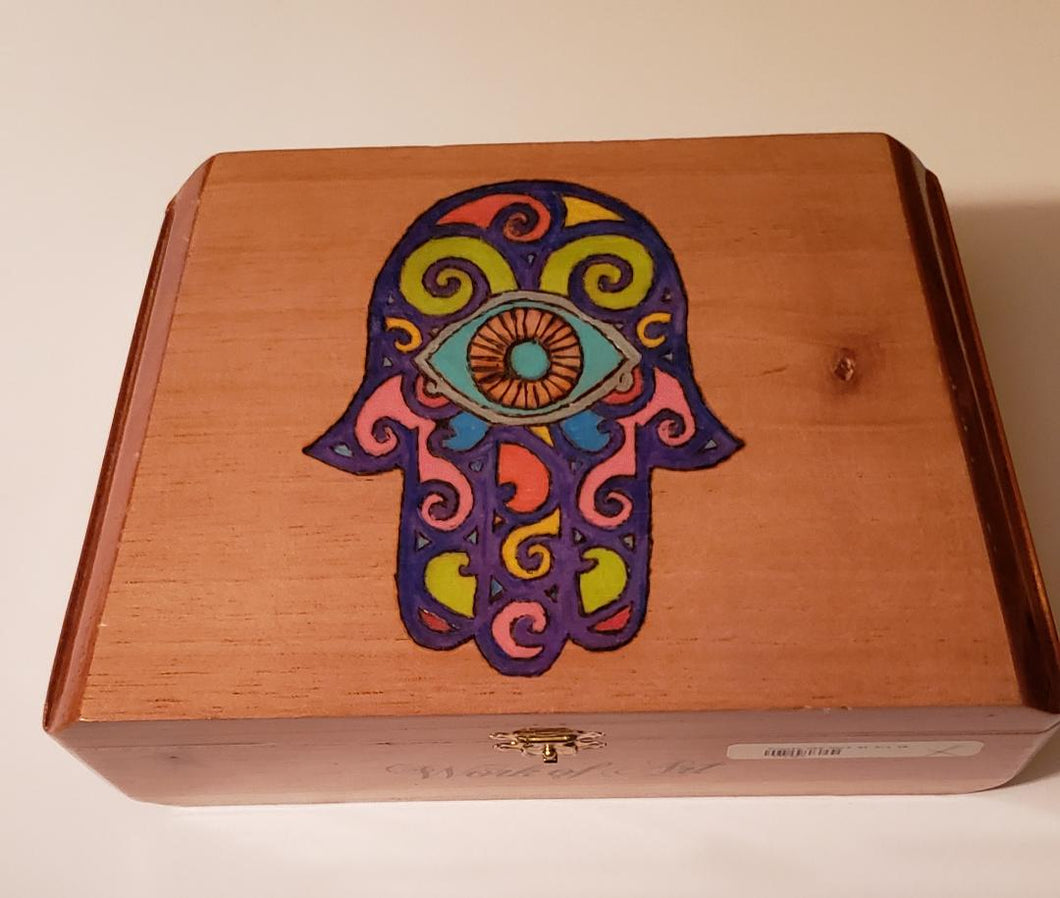 Hamsa Cigar Box