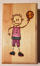 Load image into Gallery viewer, Basketball Boy Wooden Box
